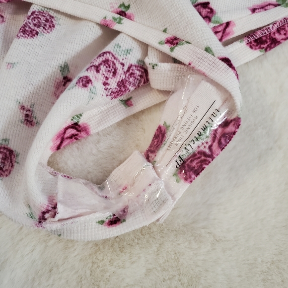 New Free People Intimately Dylan Thermal Floral Printed Bodysuit Size XS - Picture 13 of 13